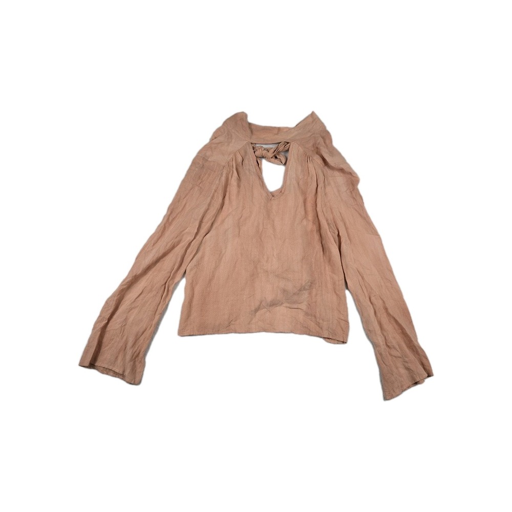 Vintage Havana Tie Back Choker Top Women's Size Small Peach New